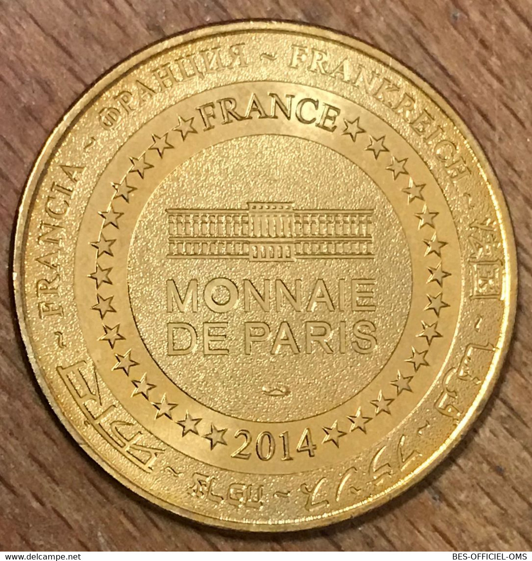 80 THIEPVAL SOMME FRANCE 1914 - 2018 MDP 2014 MÉDAILLE SOUVENIR MONNAIE DE PARIS JETON TOURISTIQUE MEDALS TOKENS COINS - 2014