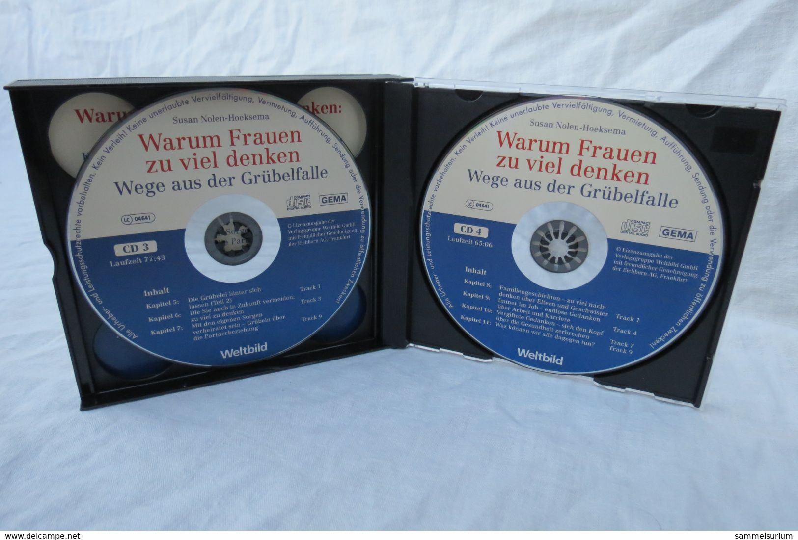 4 CDs "Warum Frauen Zu Viel Denken" Wege Aus Der Grübelfalle, Von Susan Nolen-Hoeksema - CDs