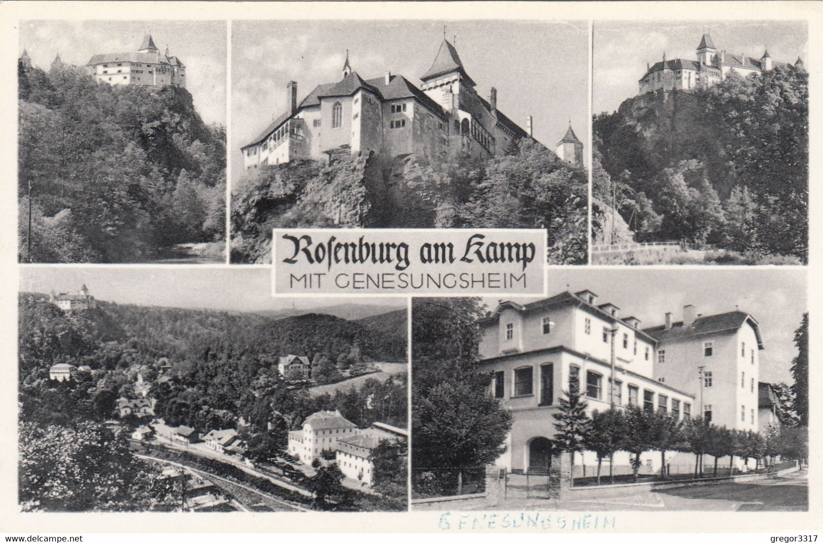 1873) ROSENBURG Am KAMP Mit Genesungsheim - Tolle S/W Mehrbild AK - Alt 16.08.1957 - Rosenburg