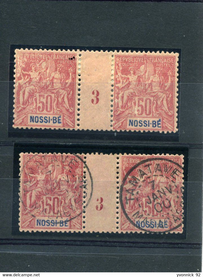 Nossi-Bée _1893_ 2 Millesimes  N°37_ 1  Obl. - Other & Unclassified