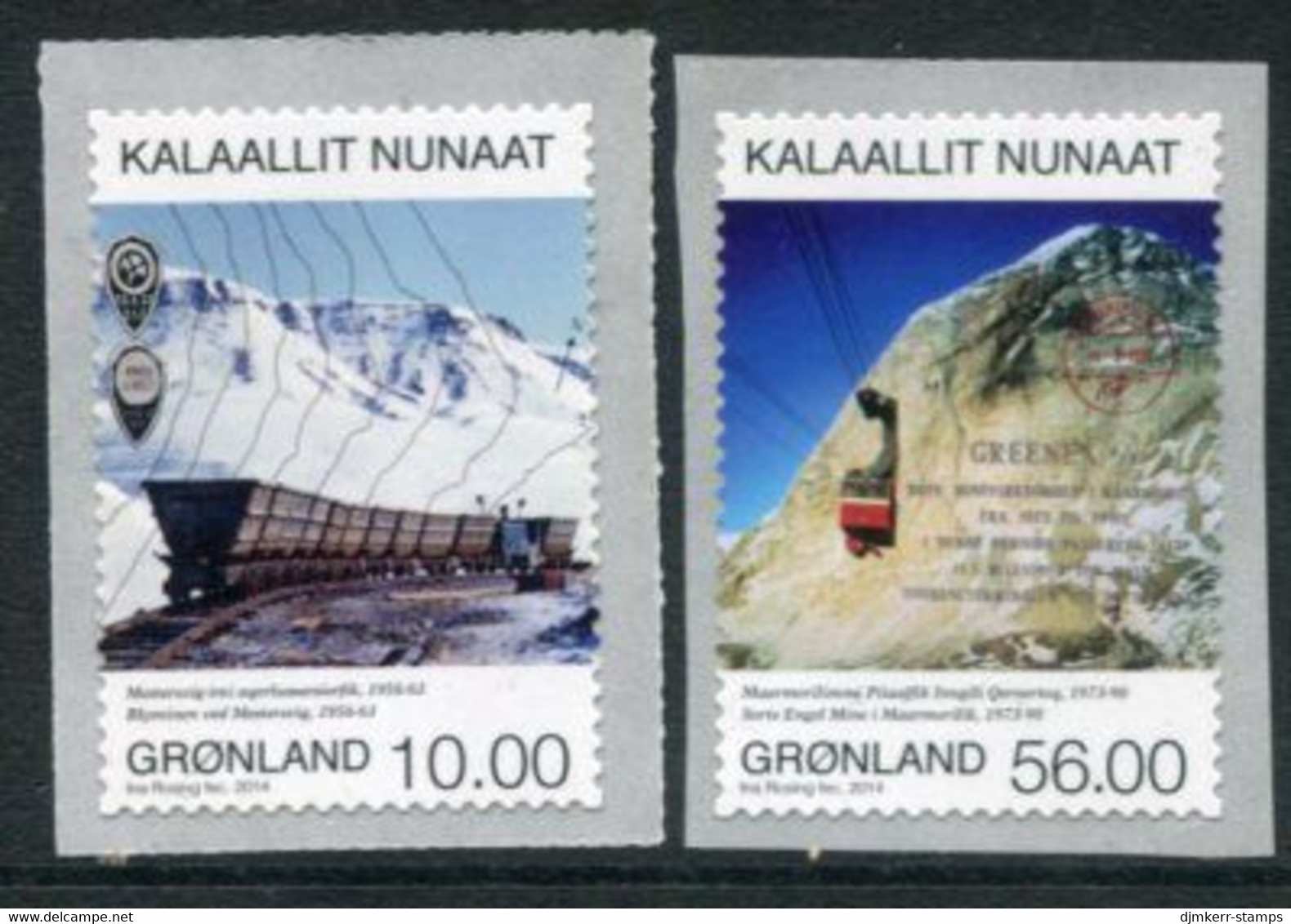 GREENLAND 2014 Mining V MNH / **.  Michel 665-66 - Ungebraucht