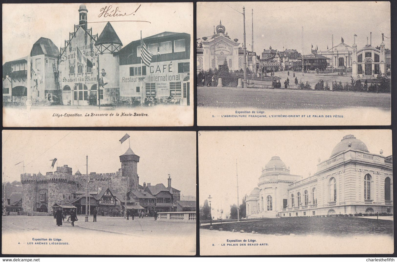 SUPERBE LOT DE 35 X EXPOSITION DE LIEGE 1905 - ARCHITECTURE  - A SAISIR !!! BUY NOW ! - Ausstellungen