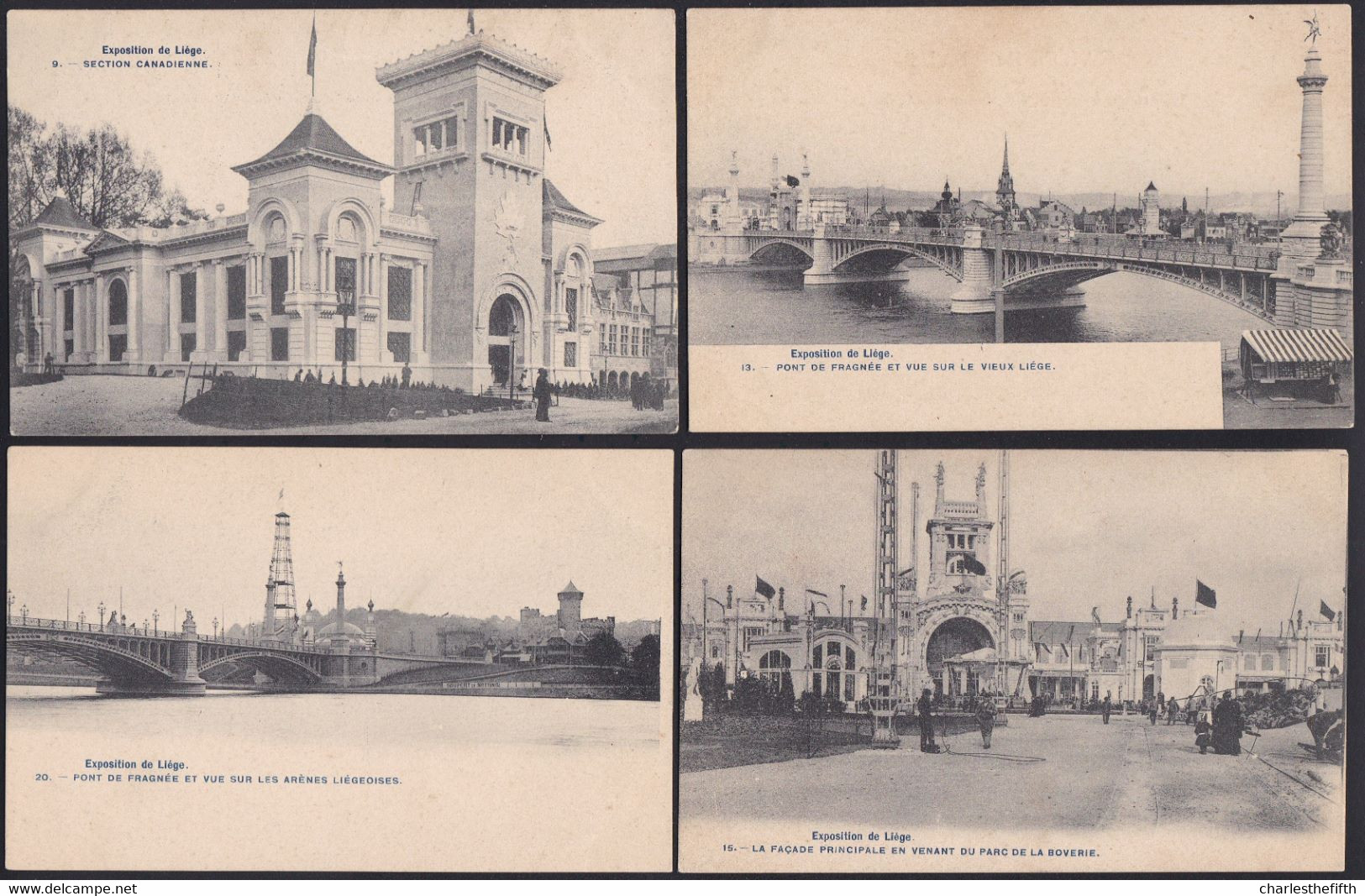 SUPERBE LOT DE 35 X EXPOSITION DE LIEGE 1905 - ARCHITECTURE  - A SAISIR !!! BUY NOW ! - Ausstellungen