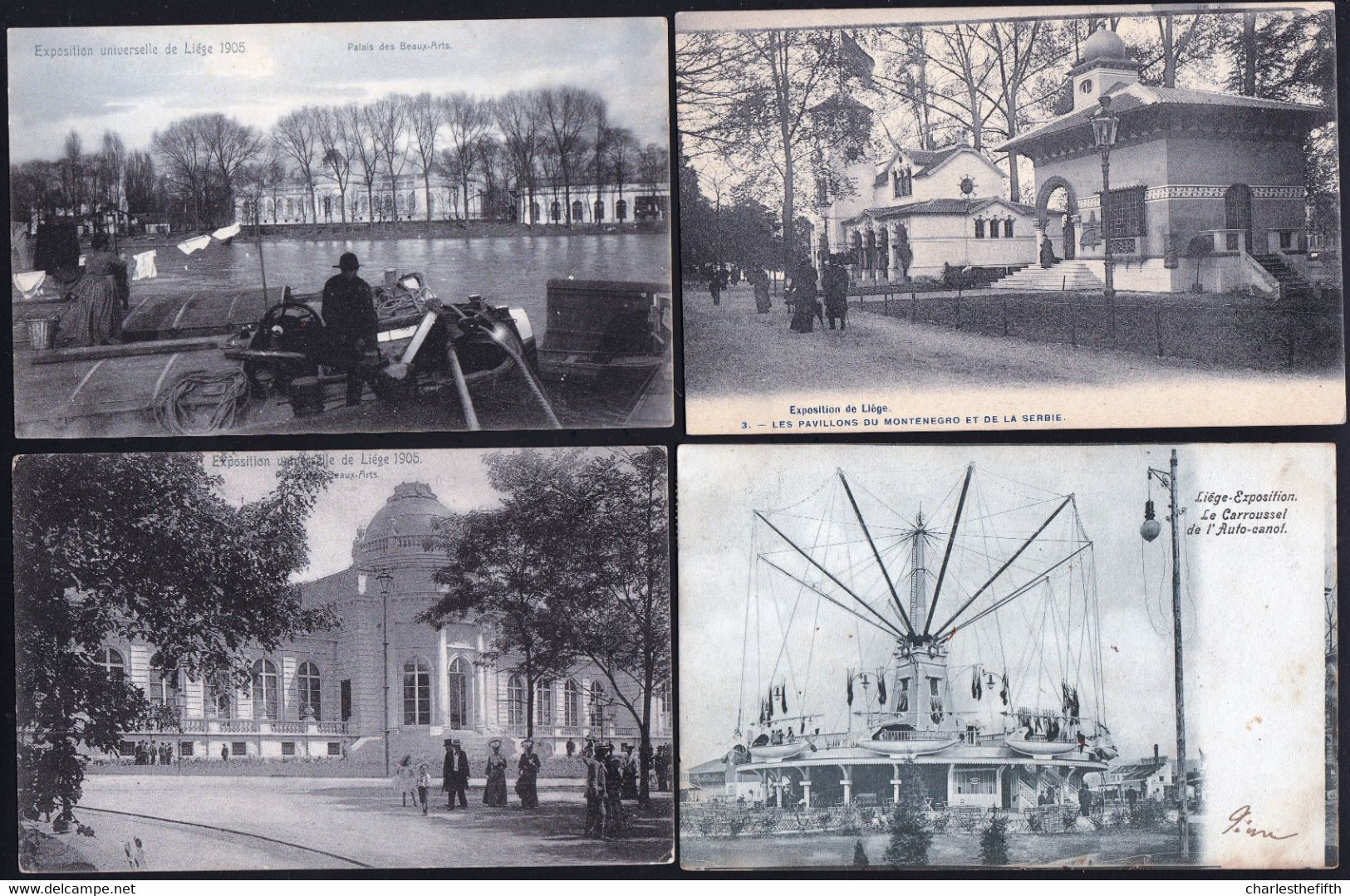 SUPERBE LOT DE 35 X EXPOSITION DE LIEGE 1905 - ARCHITECTURE  - A SAISIR !!! BUY NOW !