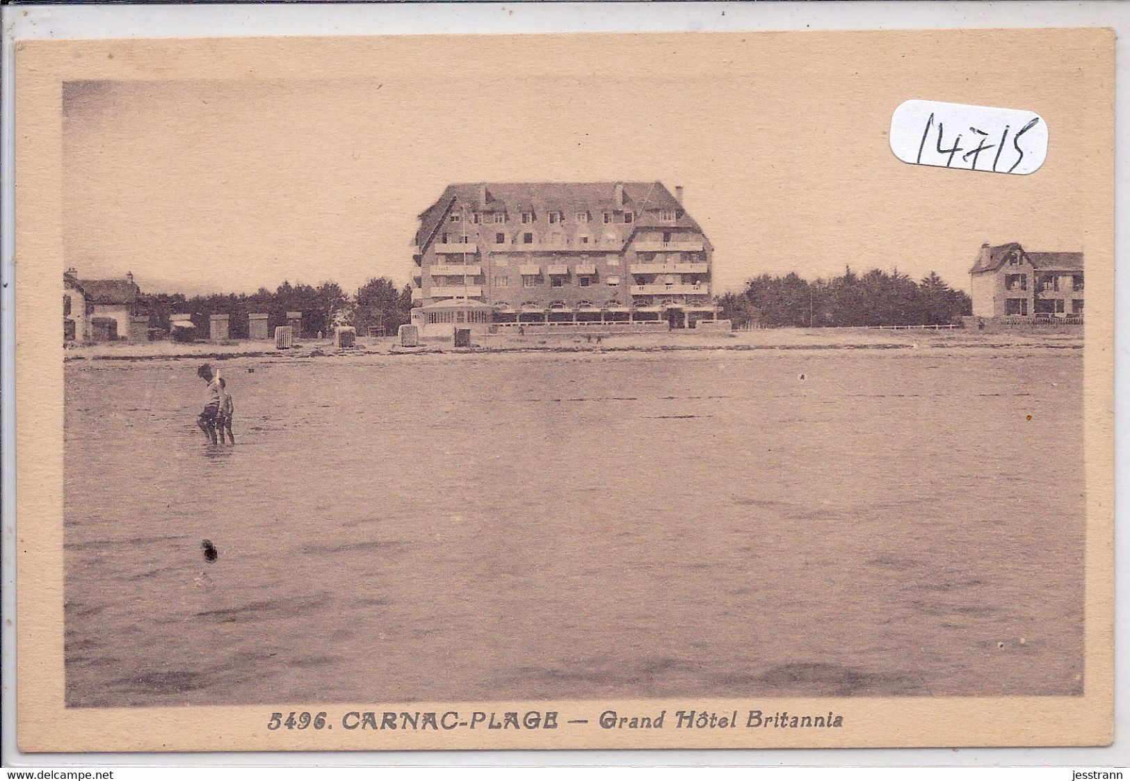 CARNAC-PLAGE- GRAND HOTEL BRITANNIA - Carnac