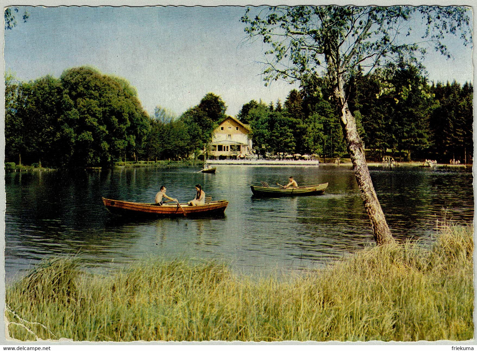 Deutsche Bundespost 1959, Ansichtskarte Bad Wörishofen - Basel (Schweiz), Kneipp, Philatelie - Bäderwesen