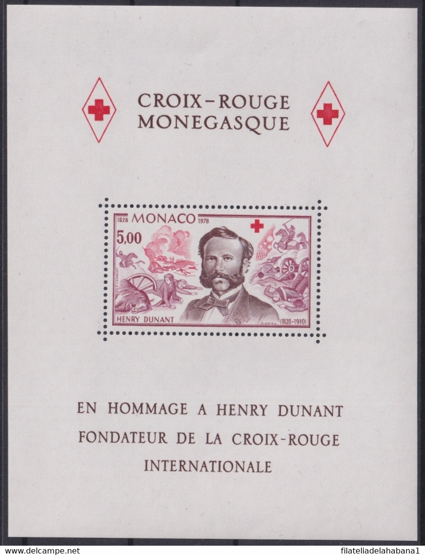 F-EX23821 MONACO MNH 1978 HENRY DUNANT RED CROSS - Henry Dunant