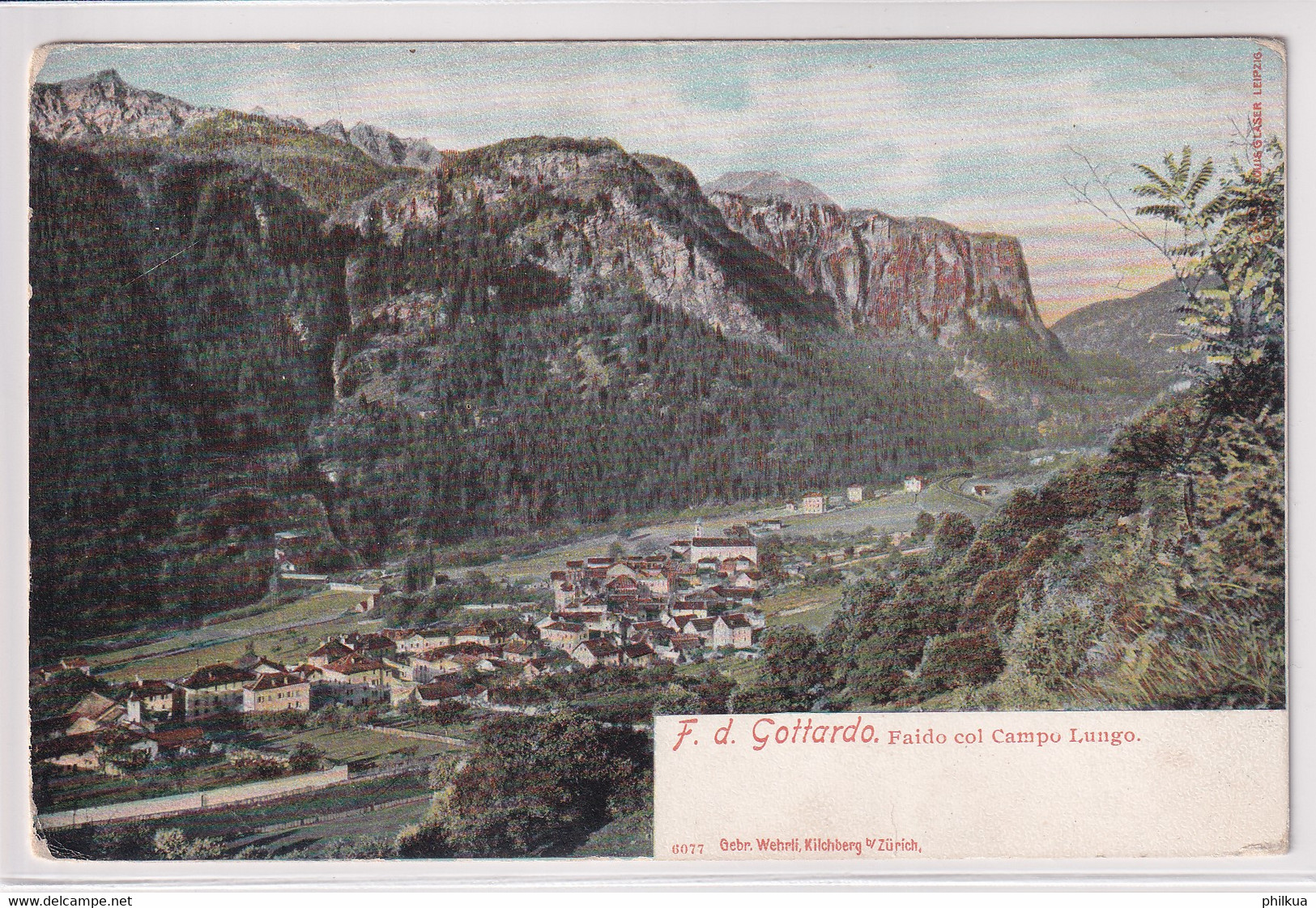 F. D. Gottardo Faido Col Campo Lungo - Campo