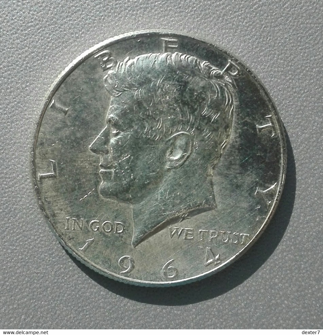 USA Stati Uniti - 1/2 Mezzo Dollaro 1964 Argento - United States Half Dollar Kennedy Silver Silber Argent [2] - 1964-…: Kennedy