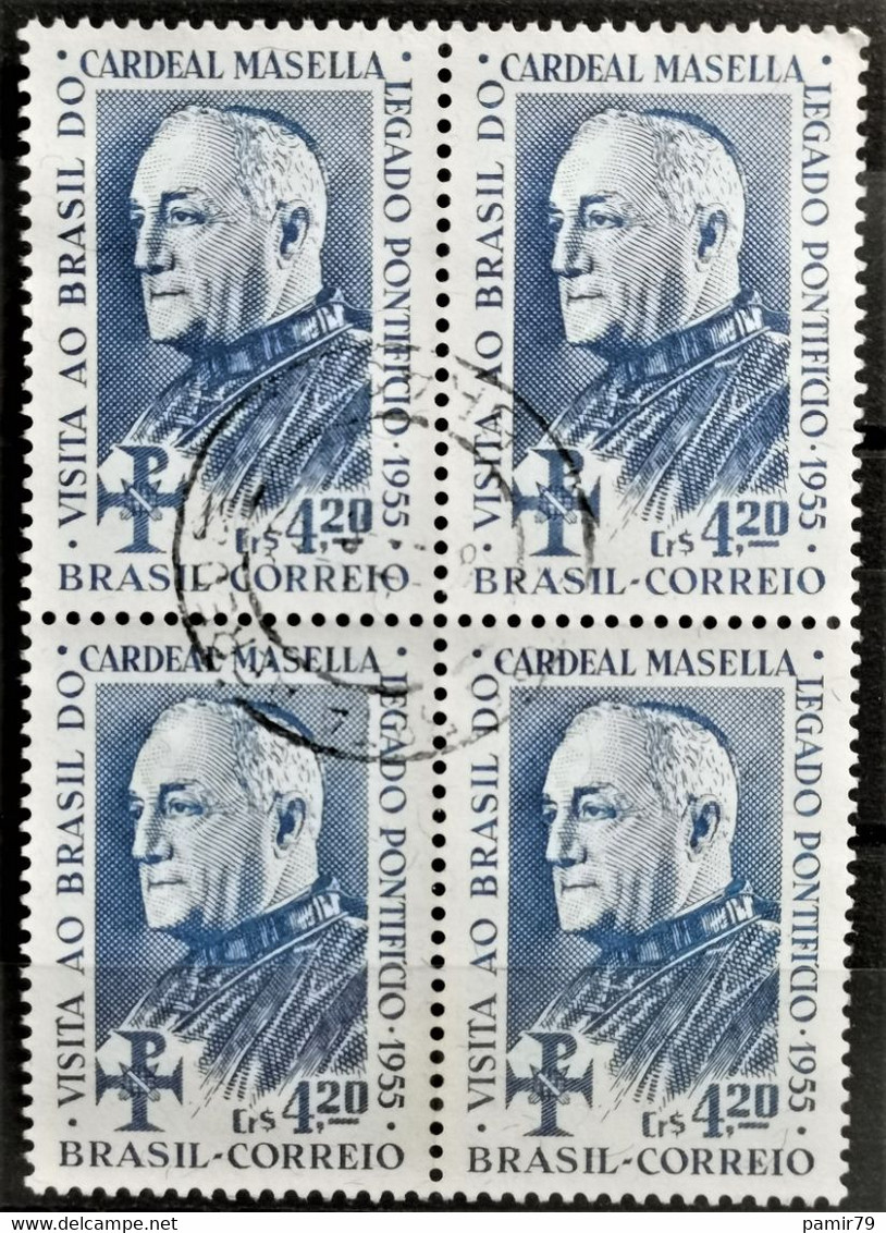 1955 Päpstlichen Legaten Kardinal Aloisi Masella Viererblock MiNr: 883 - Sonstige & Ohne Zuordnung