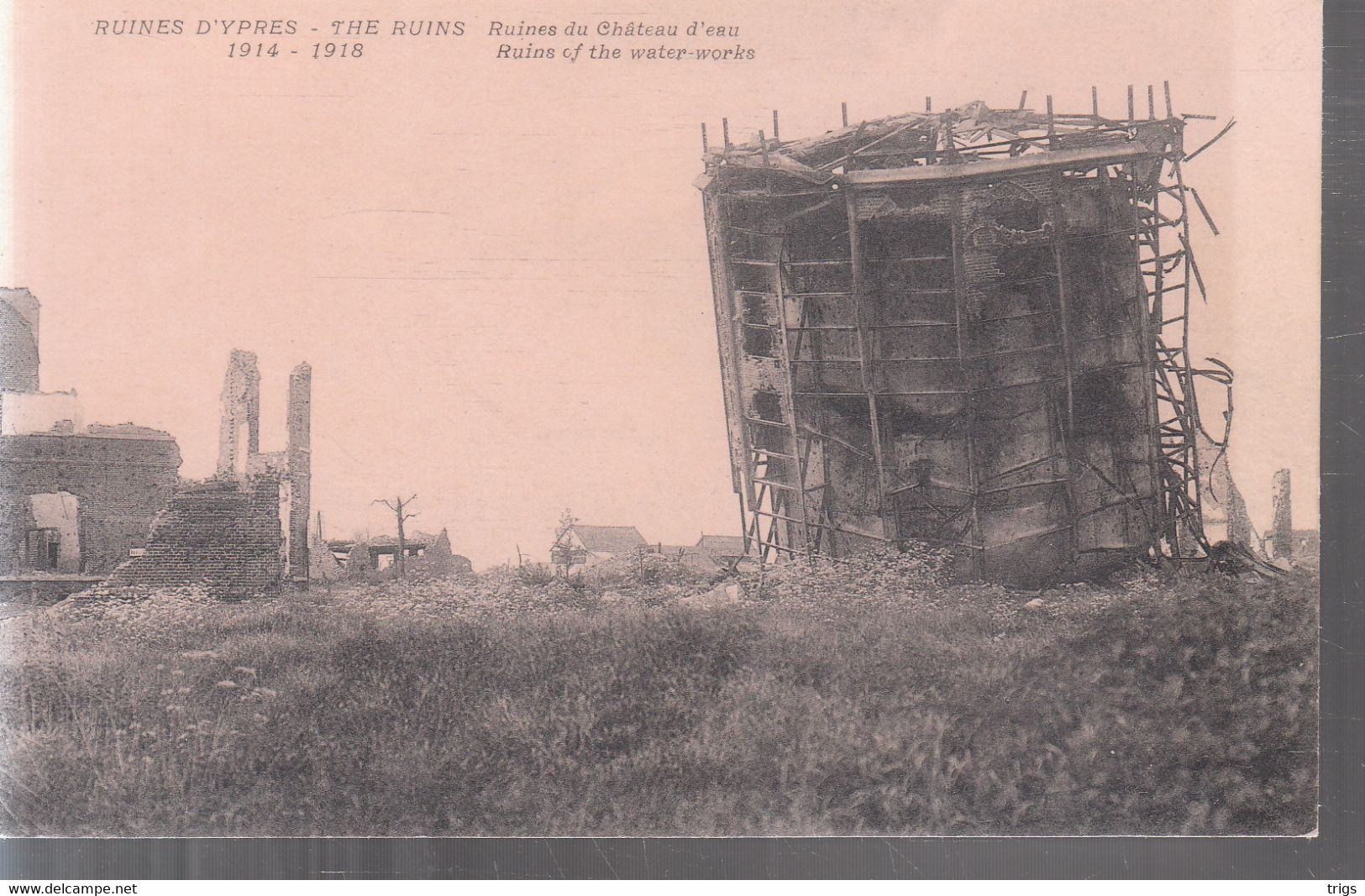 Ypres (1914-1918) - Ruines Du Château D'Eau - Ieper