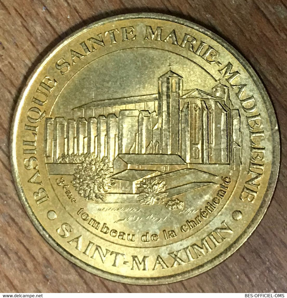 83 SAINT-MAXIMIN BASILIQUE SAINTE-MARIE MADELEINE MDP 2002 MÉDAILLE MONNAIE DE PARIS JETON TOURISTIQUE MEDALS COIN TOKEN - 2002