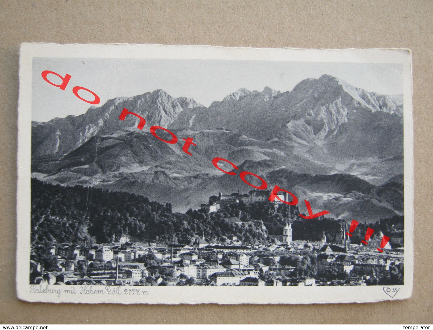 Austria / Salzburg Mit Hohem Goll, 2522 M - Gesehen Vom Wallfahrtsort Maria Plain - Maria Alm