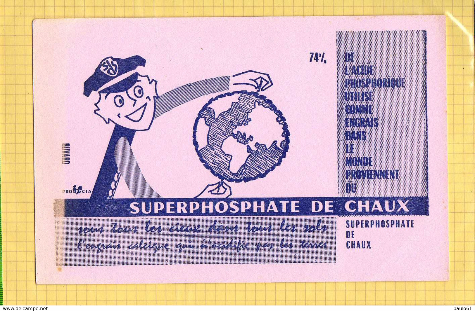 BUVARD : Super Phosphate De Chaux Engrais - Farm