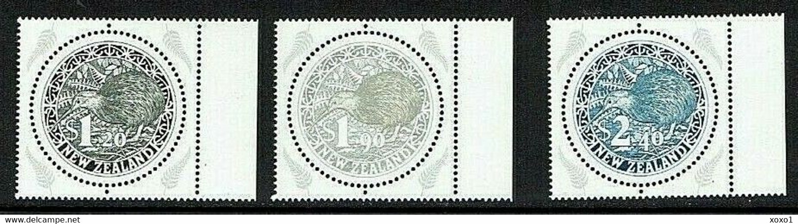 New Zealand 2011 MiNr. 2838 - 2840  Neuseeland Round Kiwi's Birds Southern Brown Kiwi 3v  MNH** 7,50 € - Neufs