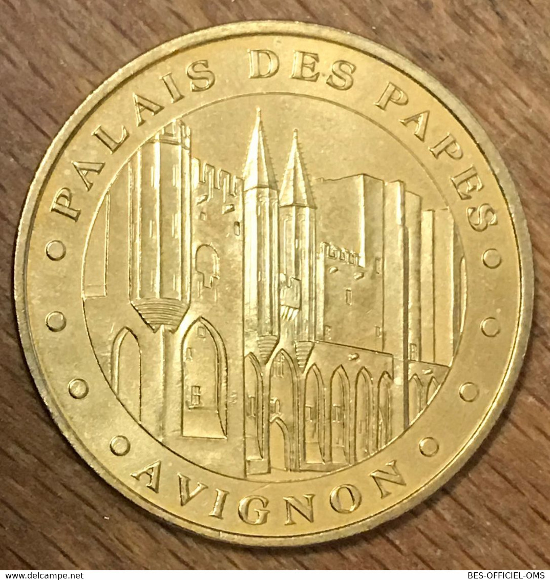 84 AVIGNON PALAIS DES PAPES RAMPARTS MDP 2004 MÉDAILLE SOUVENIR MONNAIE DE PARIS JETON TOURISTIQUE TOKENS MEDALS COINS - 2004