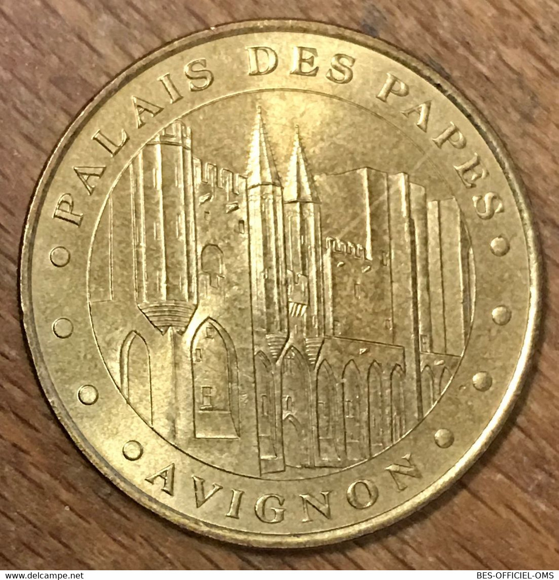 84 AVIGNON PALAIS DES PAPES RAMPARTS MDP 2002 MÉDAILLE SOUVENIR MONNAIE DE PARIS JETON TOURISTIQUE TOKENS MEDALS COINS - 2002