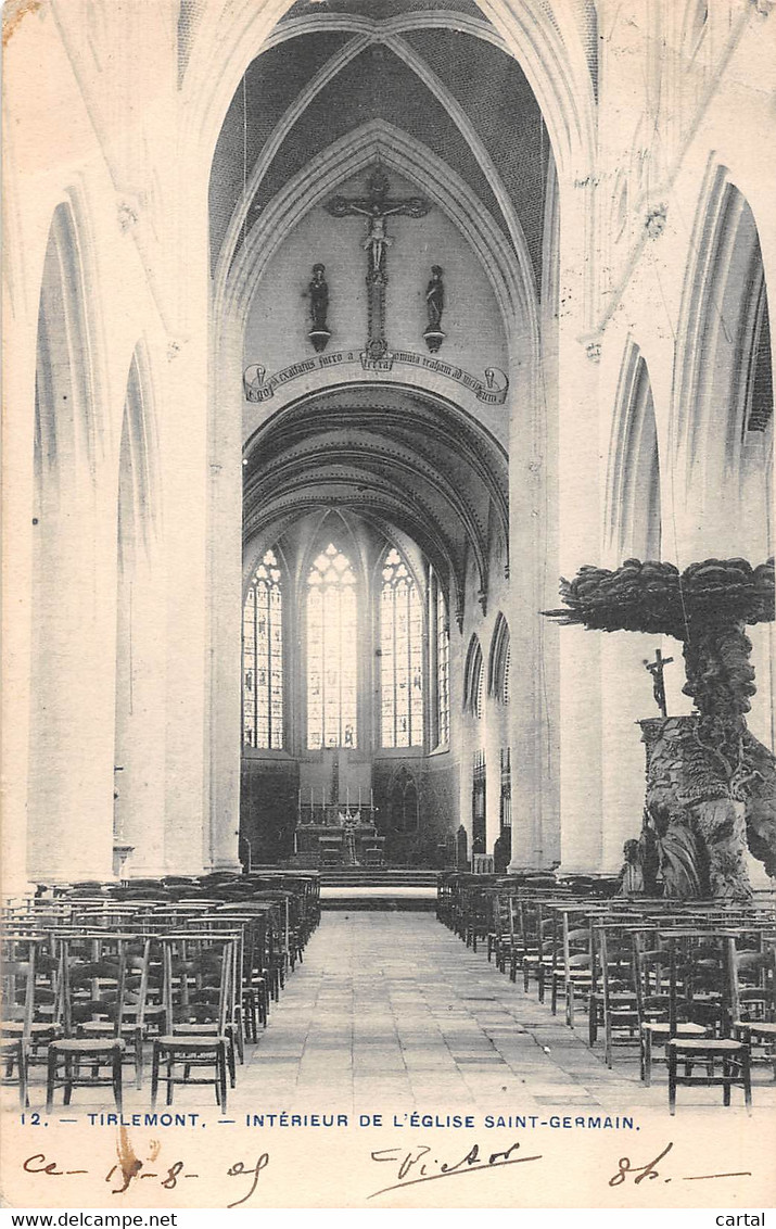 TIRLEMONT - Intérieur De L'Eglise Saint-Germain. - Tienen