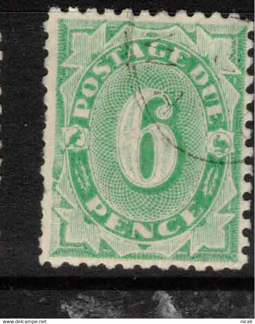 AUSTRALIA 1902 6d Postage Due P11 SG D40 U #BQH30 - Impuestos