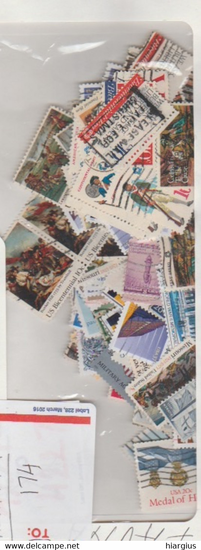 USA-Lot of 2963  used stamps.