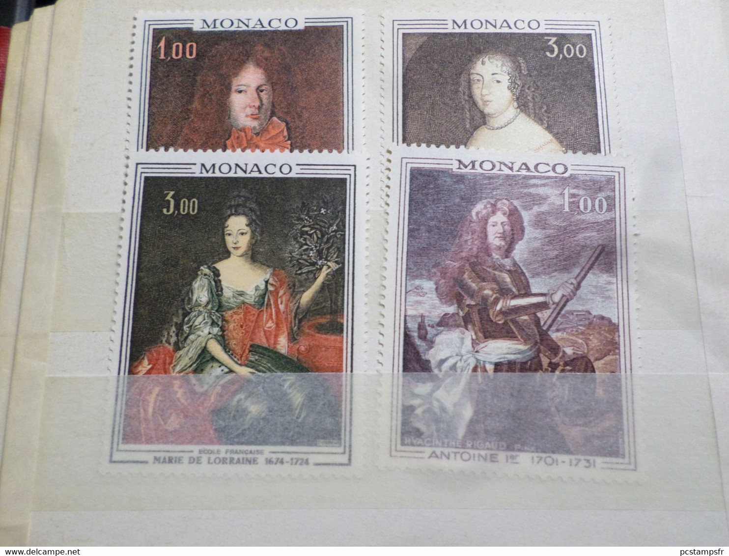 MONACO, LOT AC Timbres Neufs**, TABLEAUX, VF MNH STAMPS - Collections, Lots & Séries