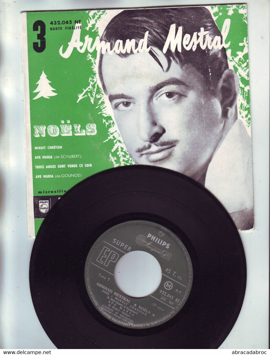 45T Armand Mestral - Noels - - Chants De Noel