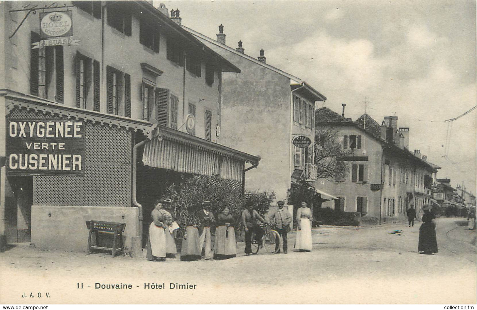 / CPA FRANCE 74 "Douvaine, Hôtel Dimier" - Douvaine