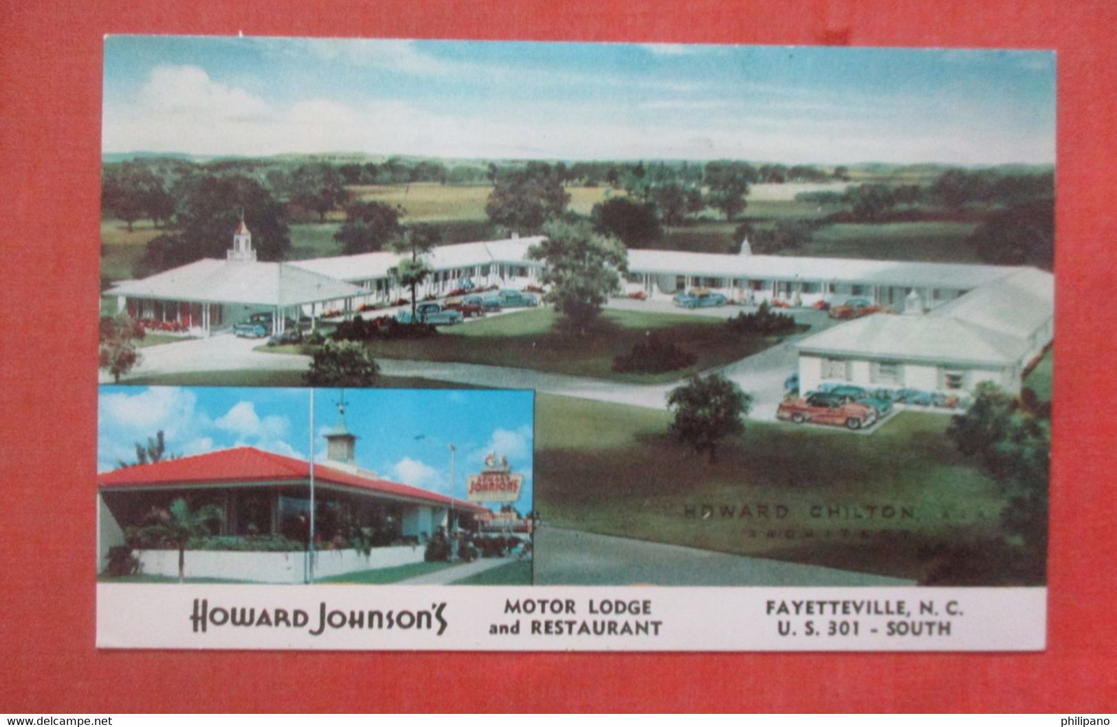 Howard Johnson's Motor Lodge & Restaurant    Fayetteville  North Carolina > Fayetteville     Ref 4811 - Fayetteville