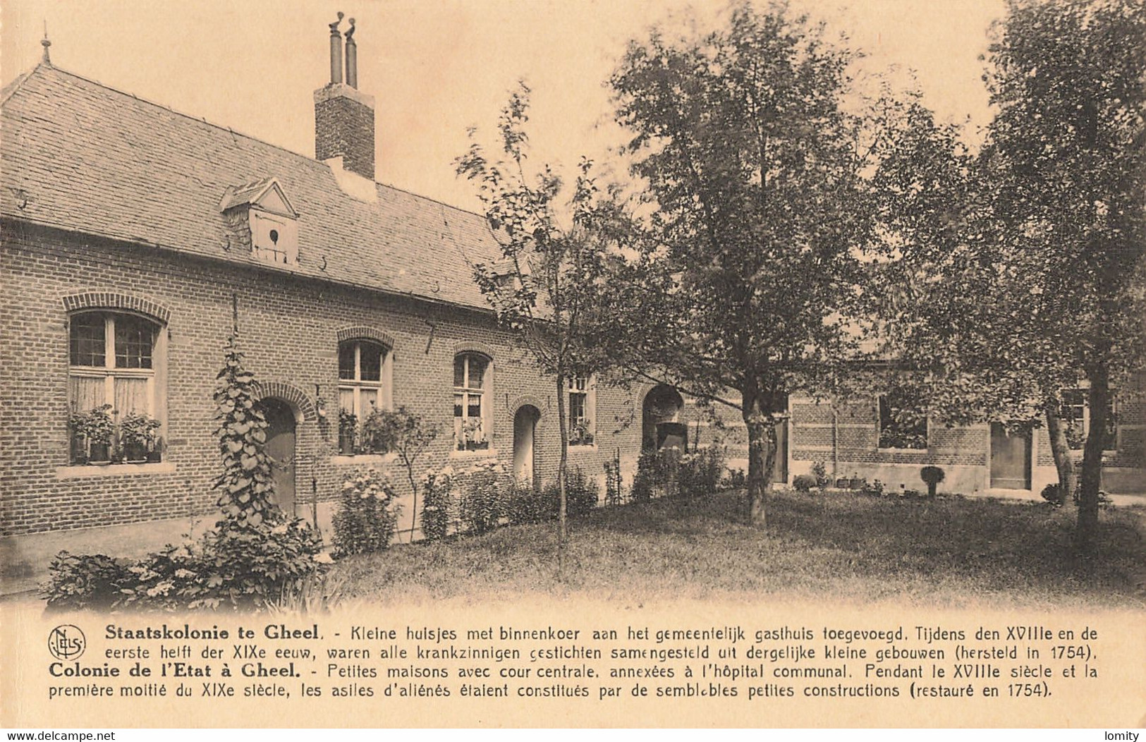 Belgique Geel Staatskolonie Gheel Kleine Huisjes Met Binnenkoer Petites Maisons Avec Cour Centrale Colonie De L' état - Geel