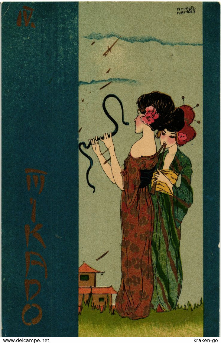 CPA RAPHAEL KIRCHNER - "Mikado" - VG - K034 - Kirchner, Raphael