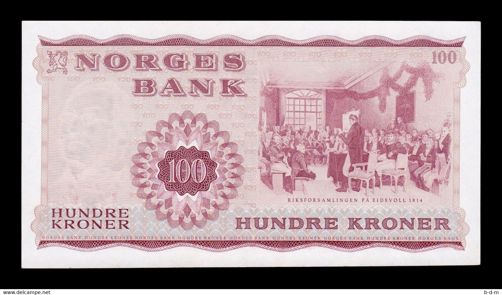 Noruega Norway 100 Kroner 1975 Pick 38g SC UNC - Norway