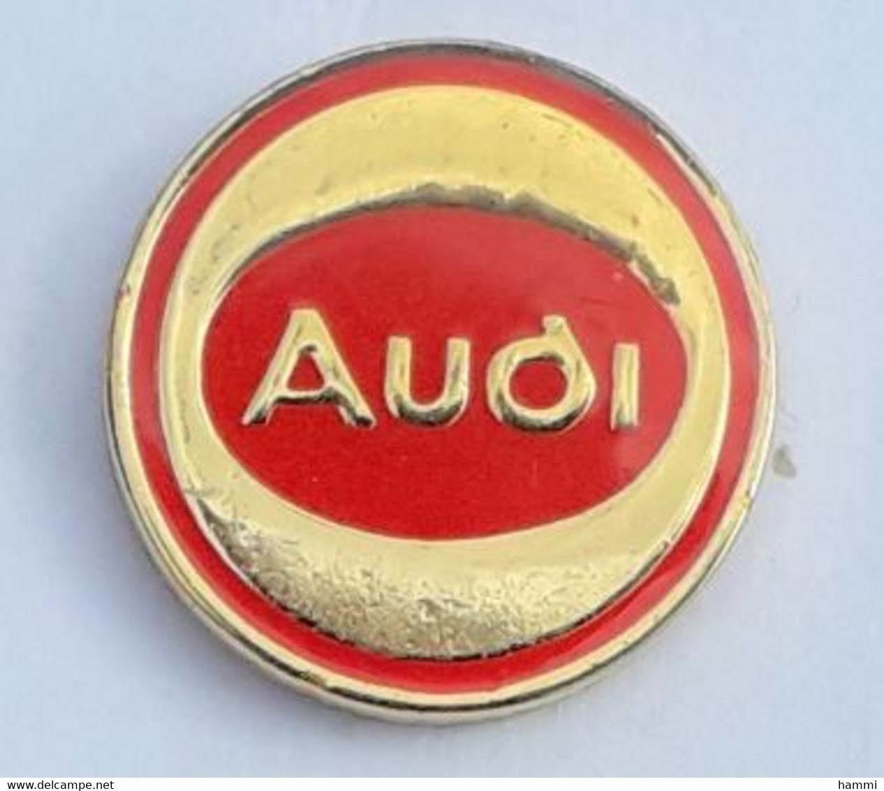 V359 Pin's AUDI LOGO ROND Diamètre 20 Mm Achat Immédiat - Audi