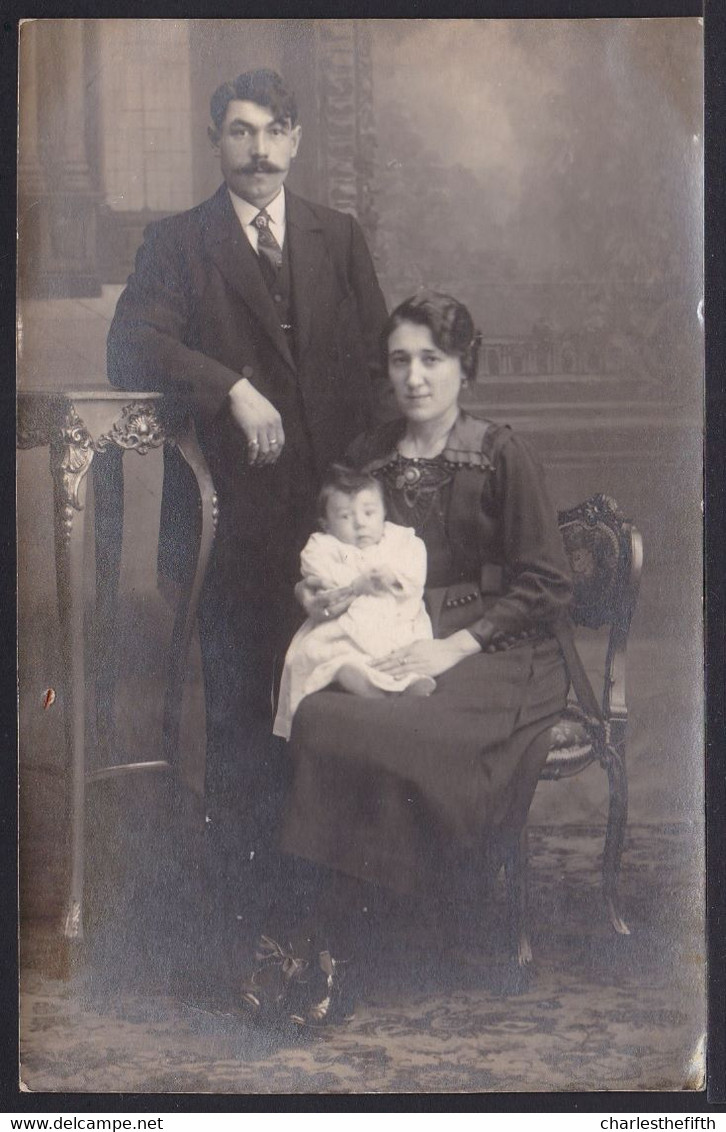 VIEILLE PHOTO  ** FAMILLE RICHE AVEC ENFANT - PHOTO ASAERT - PIERLOOT OSTENDE ** - Oud (voor 1900)