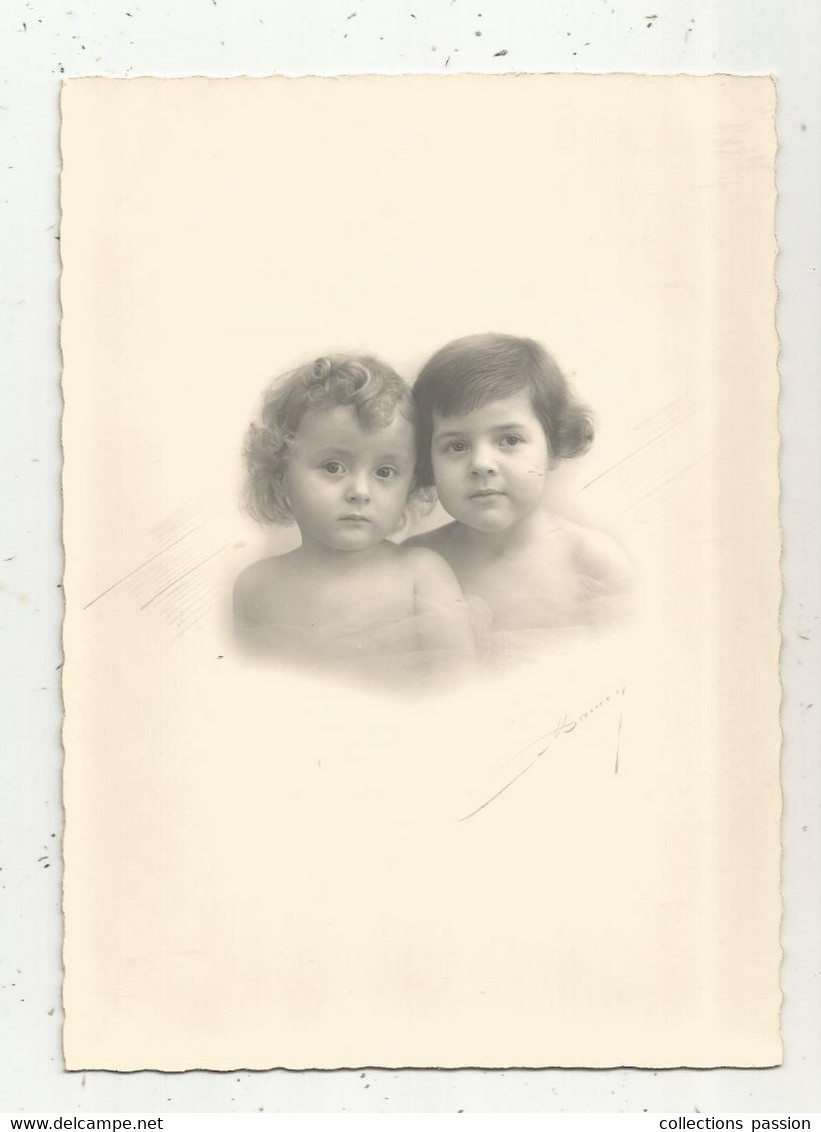 Photographie Damery , Asnières ,enfants ,portraits, 180 X 130 Mm , Frais Fr 1.65 E - Unclassified