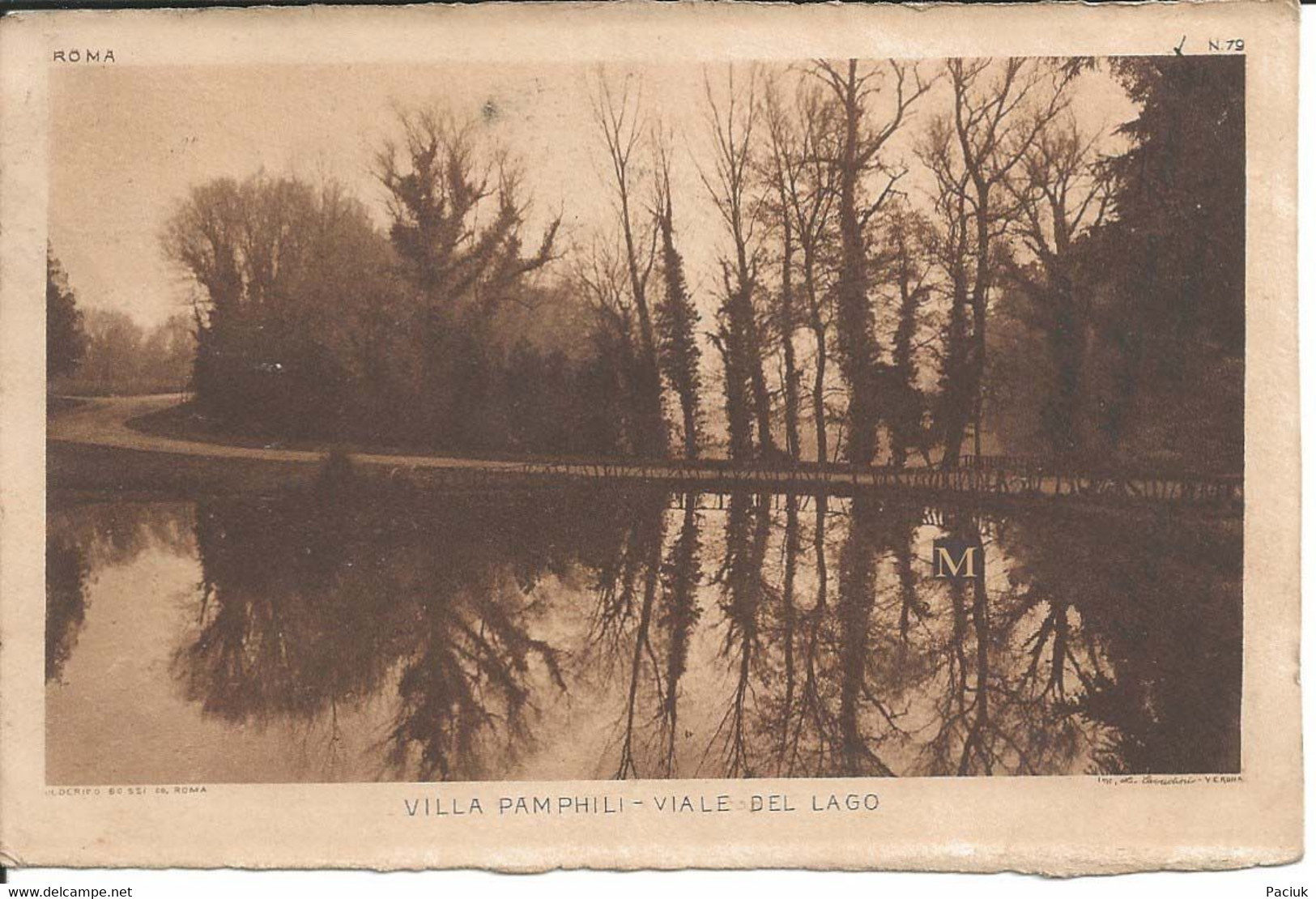 Roma - Villa Pamphili - Viale Del Lago - 1908 - Parcs & Jardins
