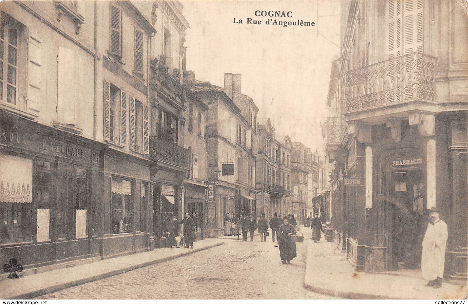 16-COGNAC- LA RUE D'ANGOULÊME - Cognac