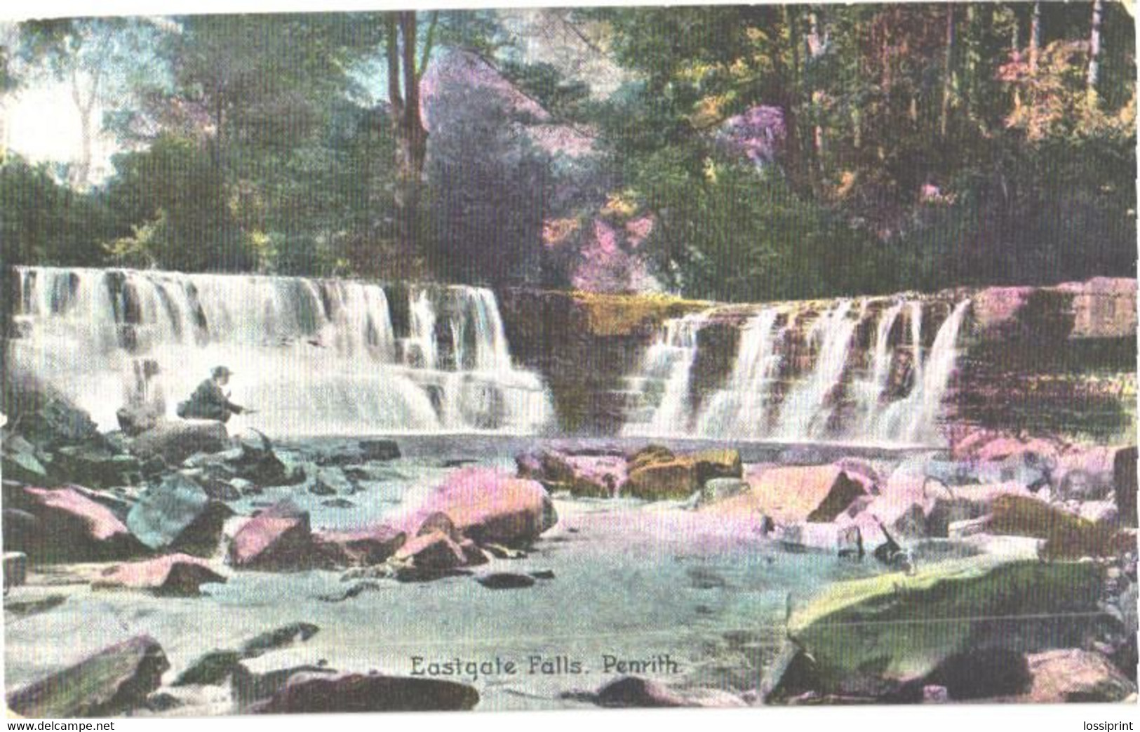 United Kingdom:Penrith, Eastgate Waterfall, Pre 1940 - Penrith