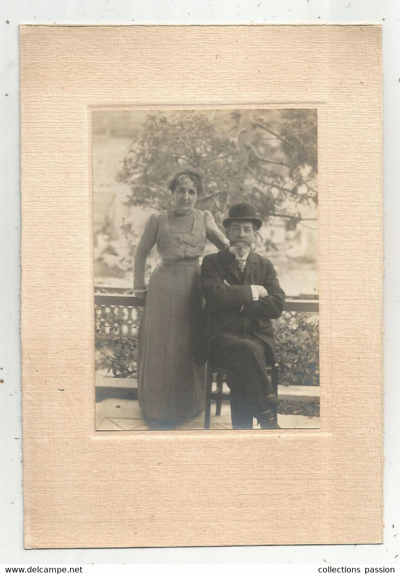 Photographie , 230 X 160 Mm , Couple , 2 Scans , 1911, Frais Fr 1.85 E - Unclassified