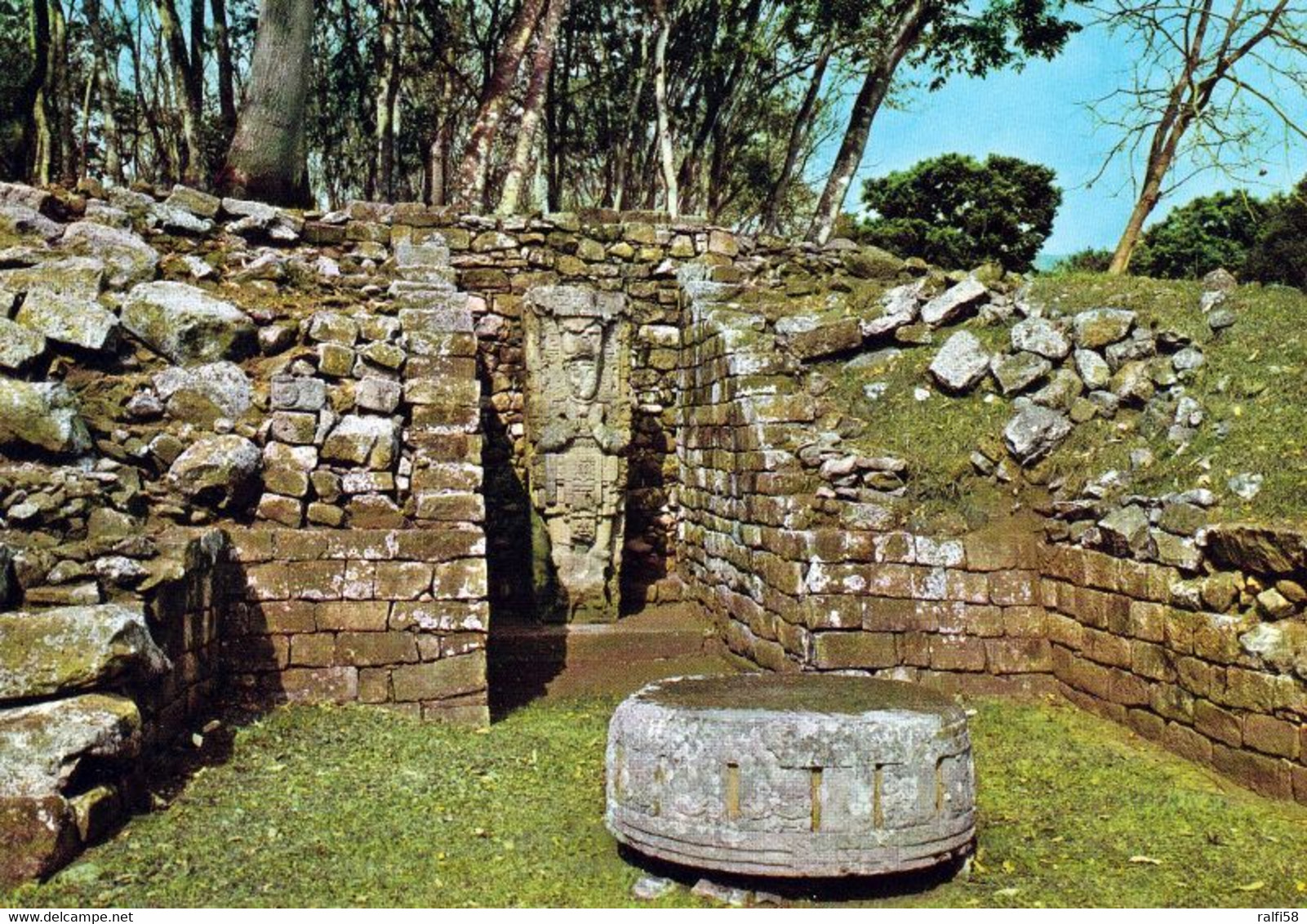 1 AK Honduras * Copán - Eine Bedeutende Stadt Der Maya - Seit 1980 UNESCO Weltkulturerbe - Krüger Karte * - Honduras