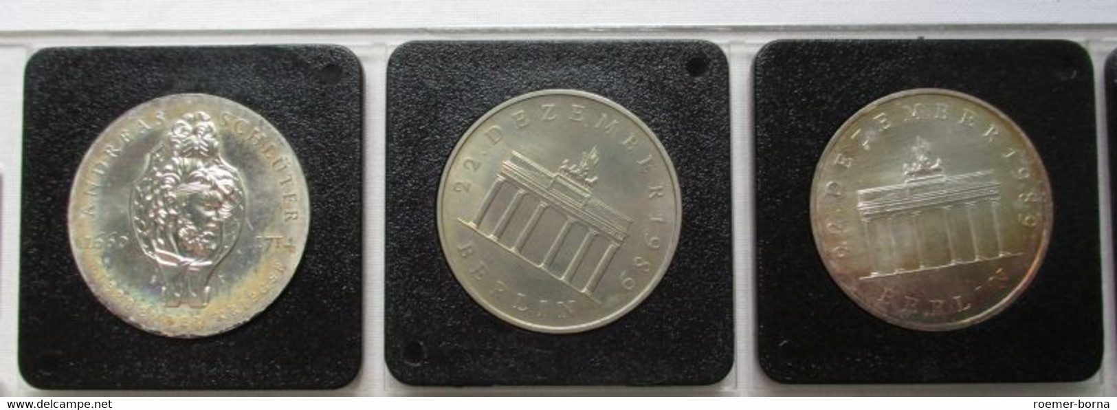 DDR Gedenkmünzensammlung komplett 123 Münzen Stempelglanz (111376)