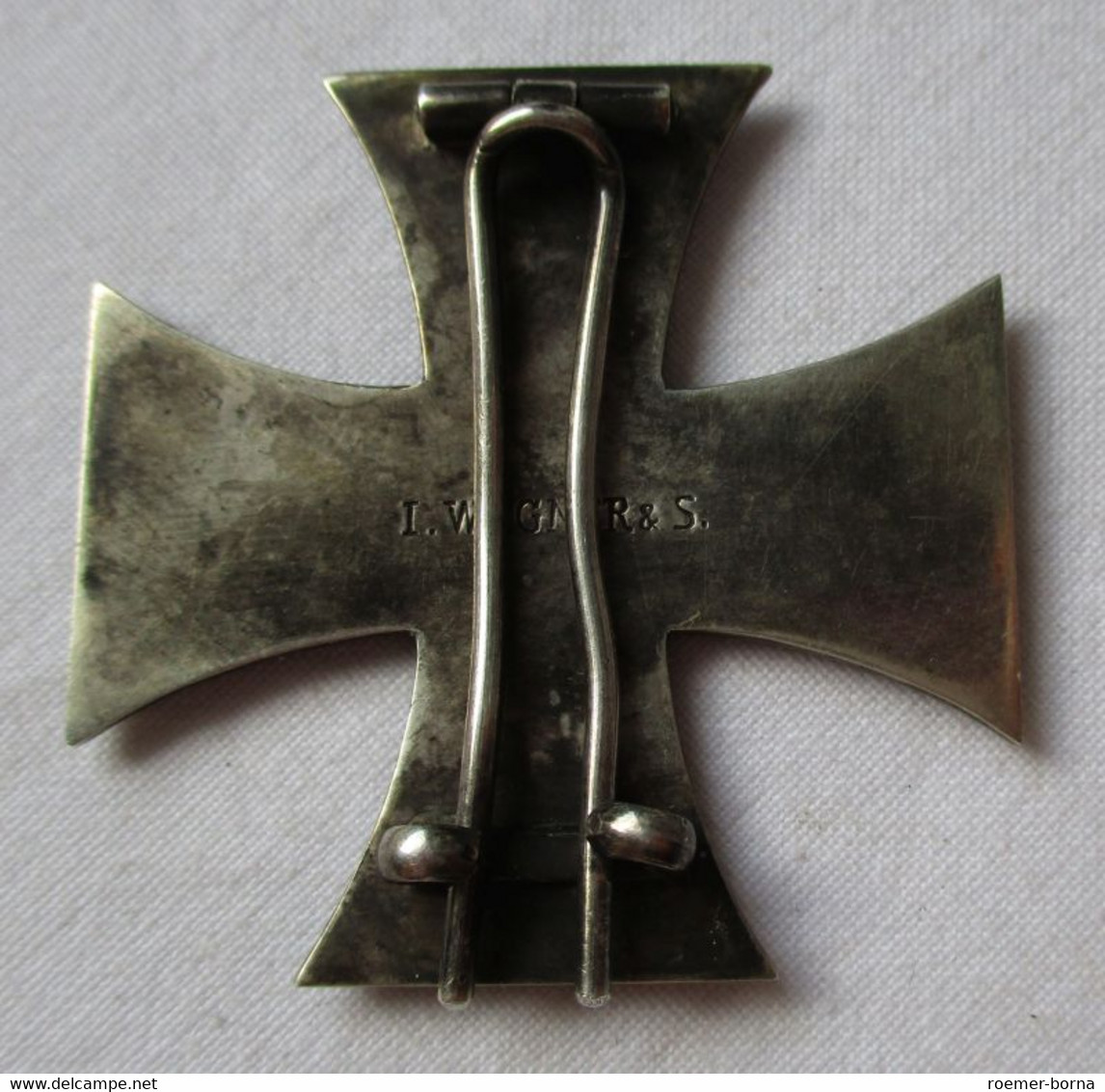 Seltenes Preußen Eisernes Kreuz 1870 1. Klasse Hersteller I.Wagner & S. (119534) - Voor 1871