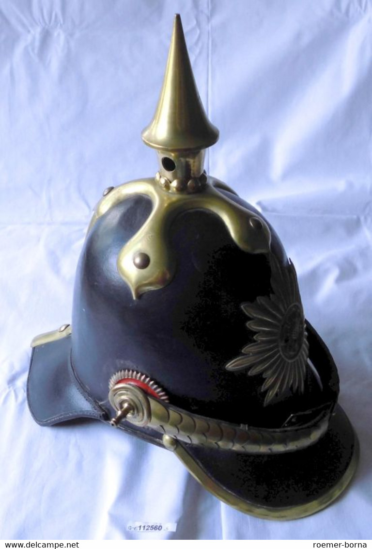 Original Offiziers Pickelhaube Lippe Detmold Infanterie Um 1845 (112560) - Casques & Coiffures