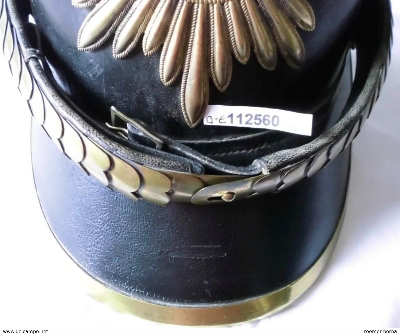 Original Offiziers Pickelhaube Lippe Detmold Infanterie Um 1845 (112560) - Casques & Coiffures