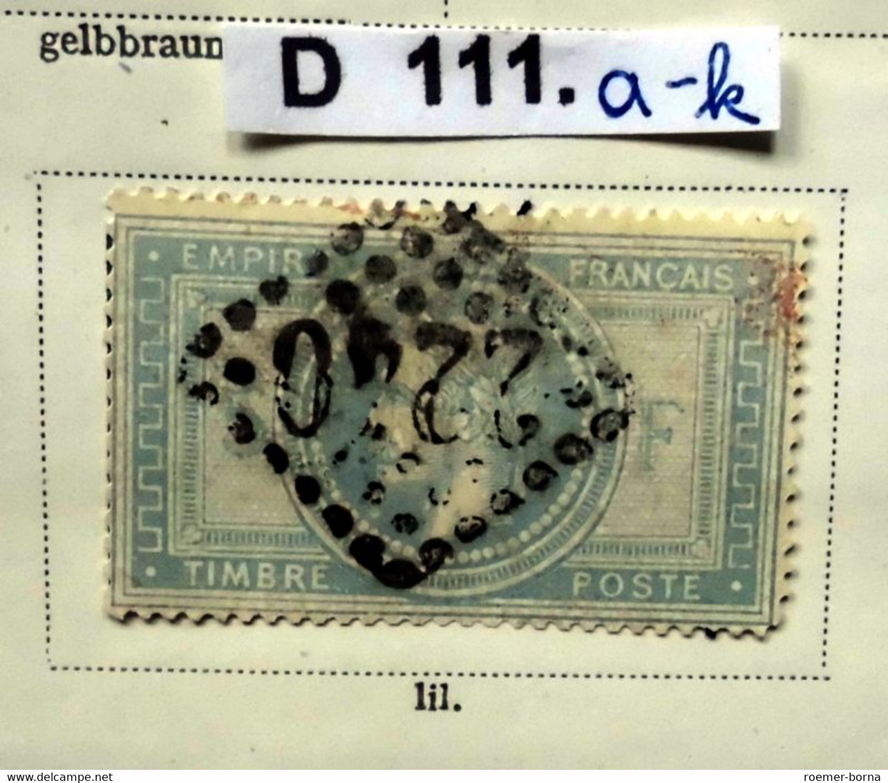 seltene Briefmarkensammlung Frankreich 1849 bis 1939 fast komplett