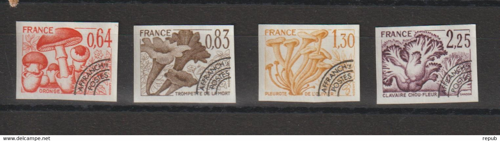 France 1979 Préo 158-161 4 Val Non Dentelées Mais Sans Gomme Cote 125 - 1964-1988