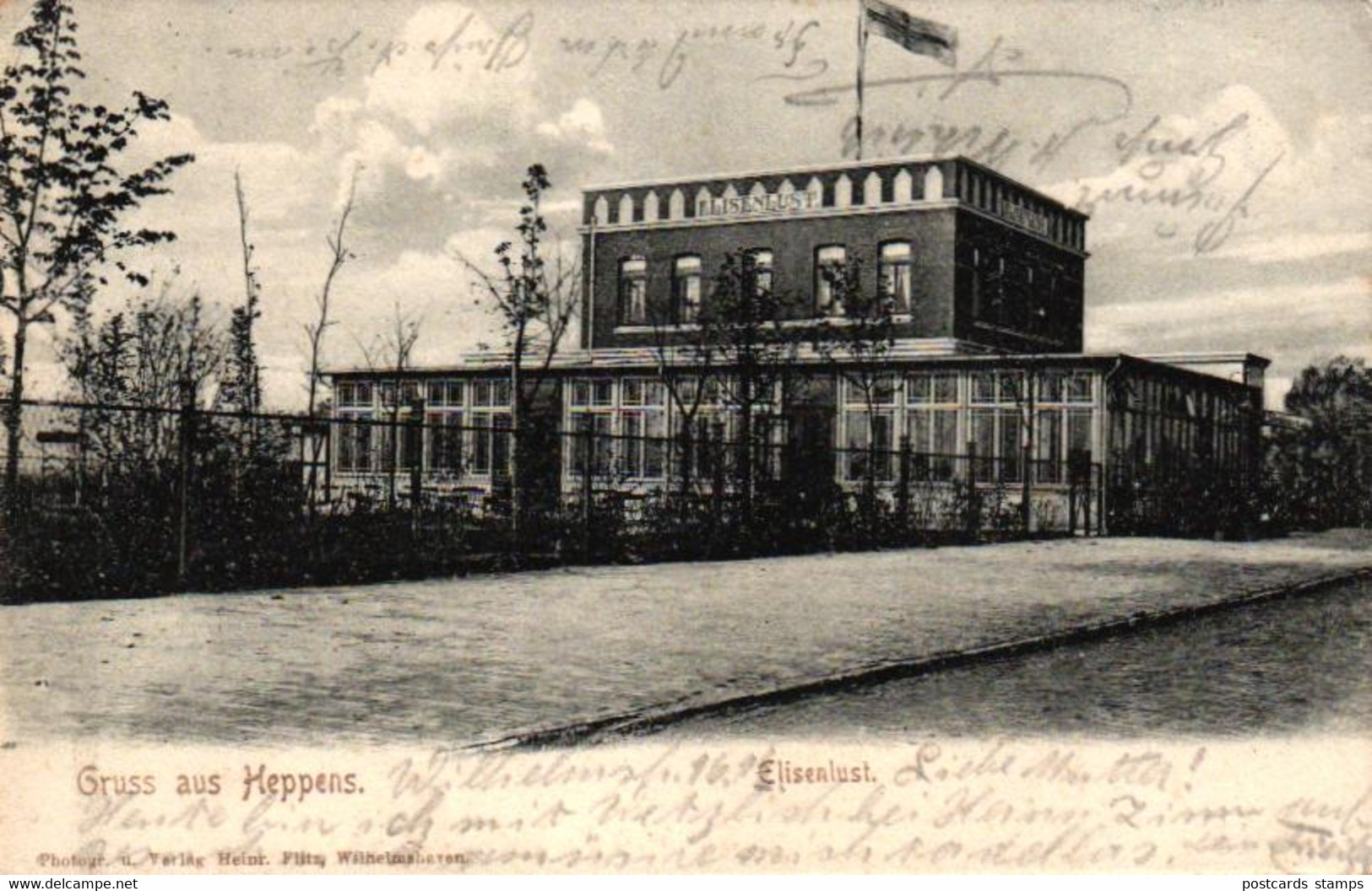 Wilhelmshaven - Elisenlust, 1906 Nach Frankfurt / Main Versandt - Wilhelmshaven