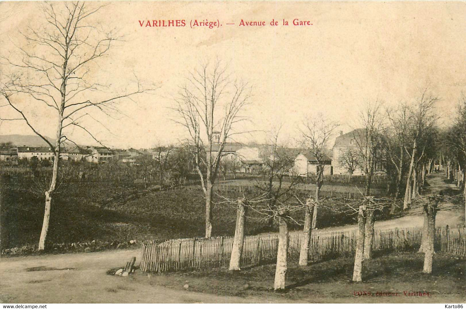 Varilhes * Avenue De La Gare - Varilhes