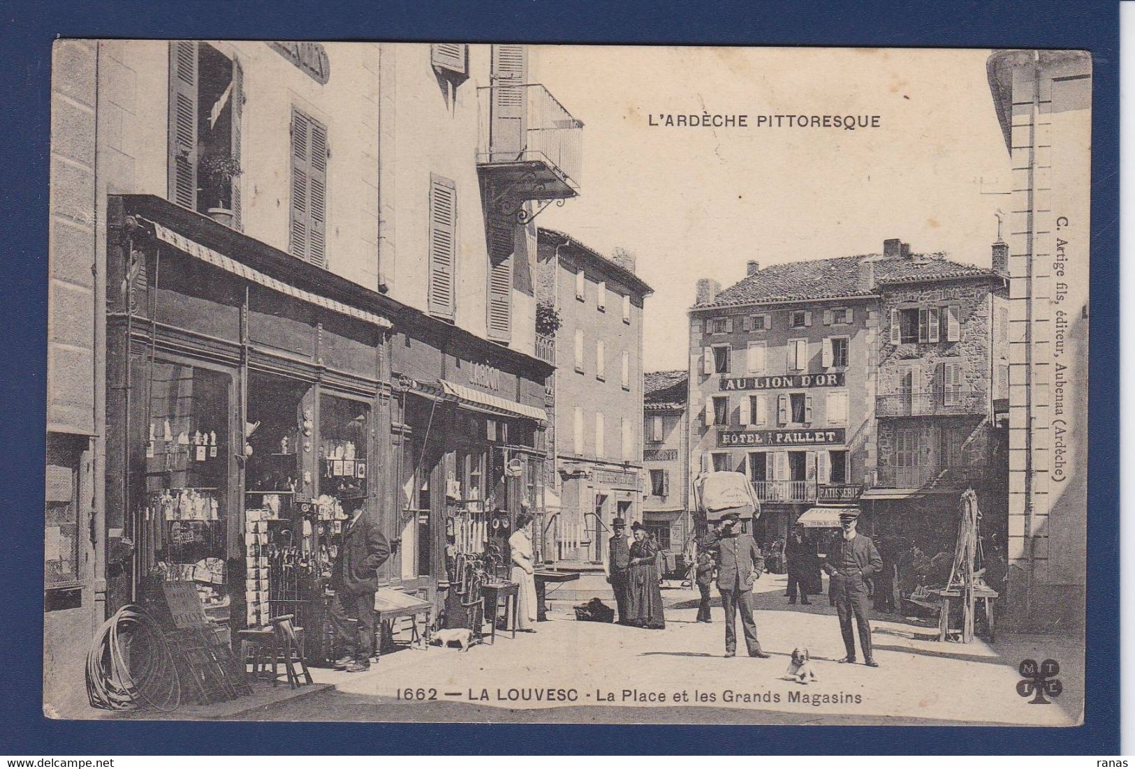 CPA [07] Ardèche > La Louvesc écrite - La Louvesc