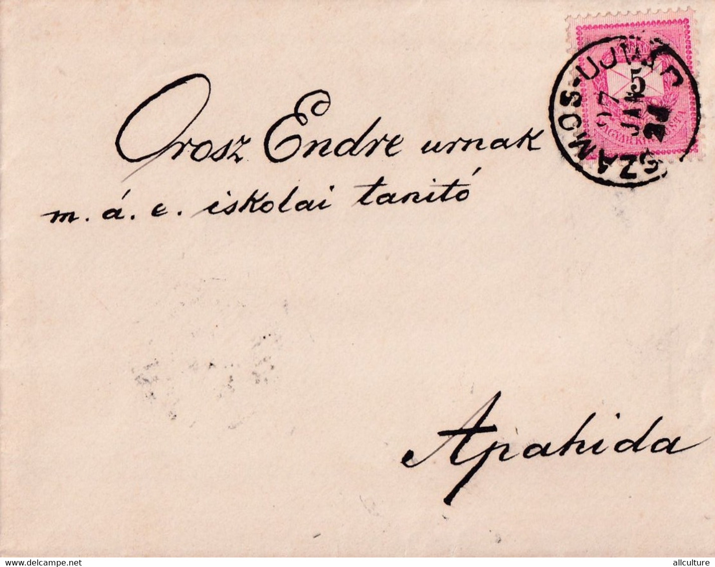 A1146 - LETTER TO APAHIDA, USED STAMP ON COVER 1897 - Covers & Documents