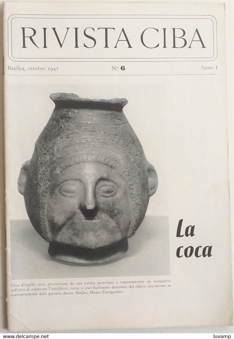 RIVISTA  DI MEDICINA CIBA  -  LA COCA  N. 6 ( CART 77) - Santé Et Beauté